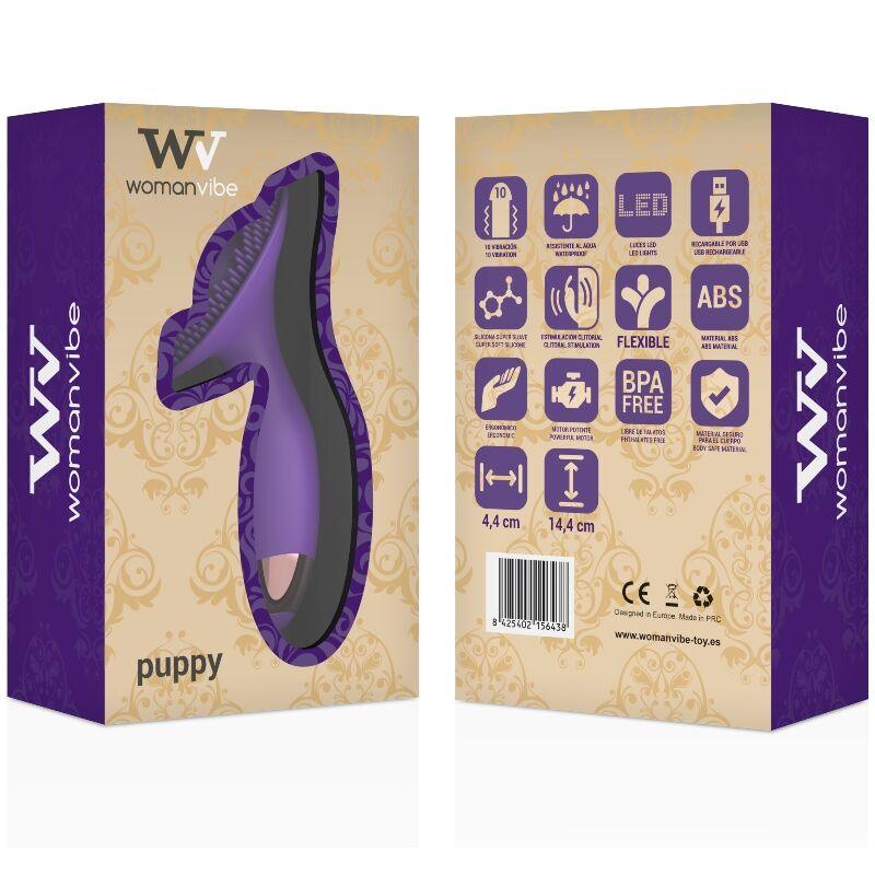 WOMANVIBE SILICONE RECARREGaVEL DE ESTIMULADOR DE CACHORRO