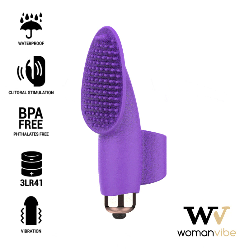 WOMANVIBE DEDO ESTIMULADOR DE SILICONE AISHA