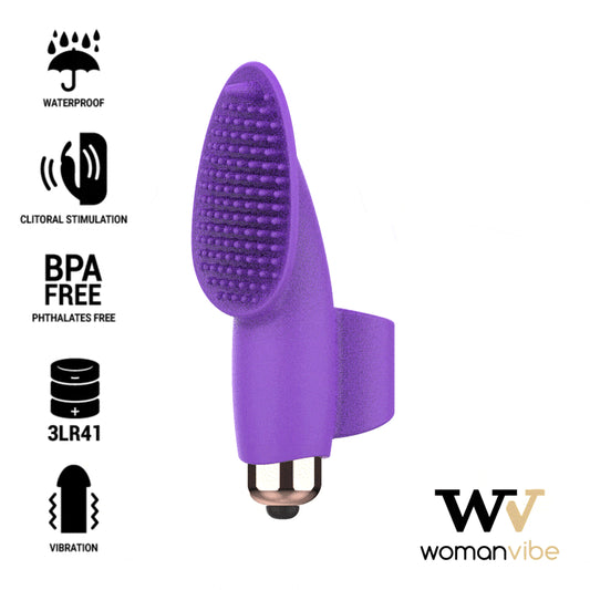 WOMANVIBE DEDO ESTIMULADOR DE SILICONE AISHA