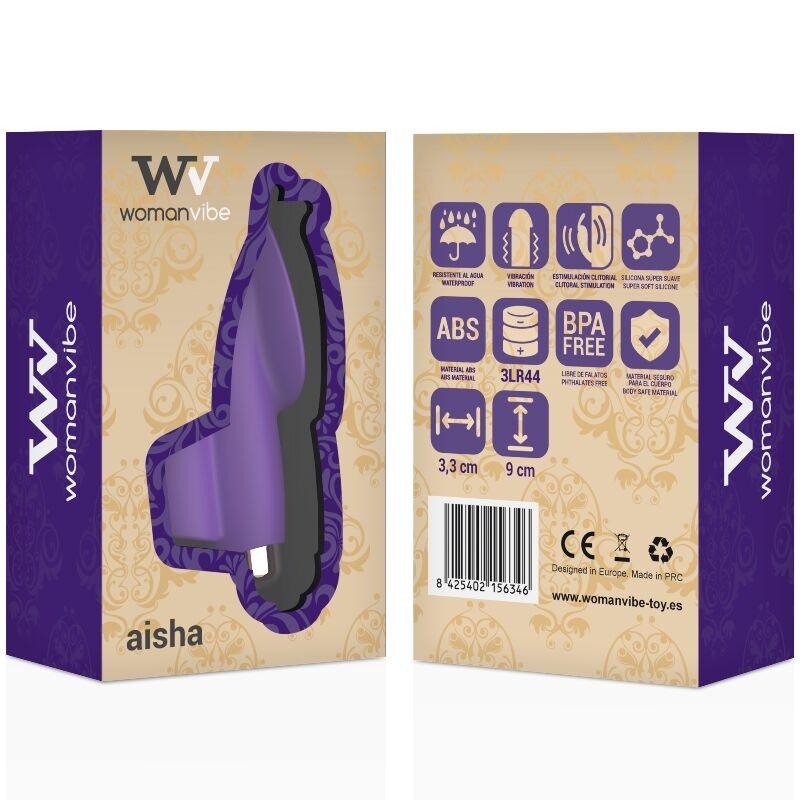 WOMANVIBE DEDO ESTIMULADOR DE SILICONE AISHA