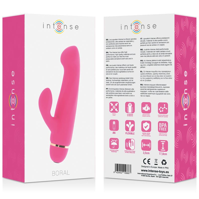 INTENSE BORAL 20 VELOCIDADES SILICONE ROSA