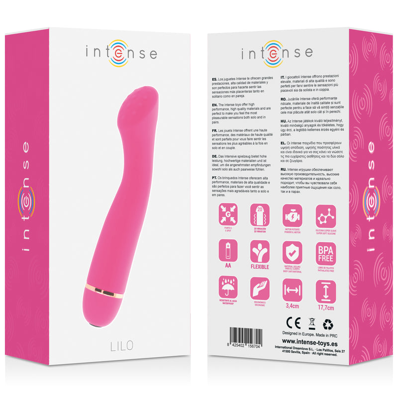 INTENSE LILO 20 VELOCIDADES SILICONE ROSA