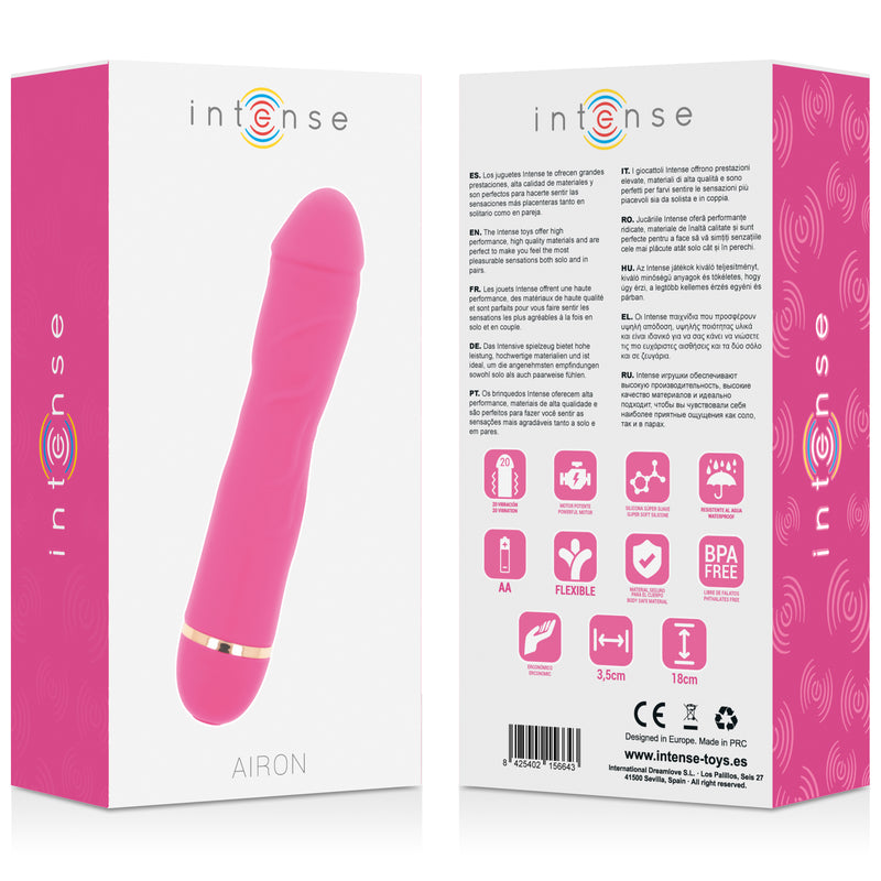 INTENSE AIRON 20 VELOCIDADES SILICONE ROSA