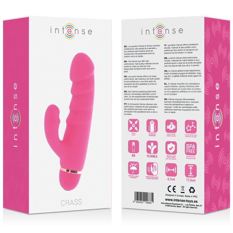 INTENSE CRASS 20 VELOCIDADES SILICONE ROSA