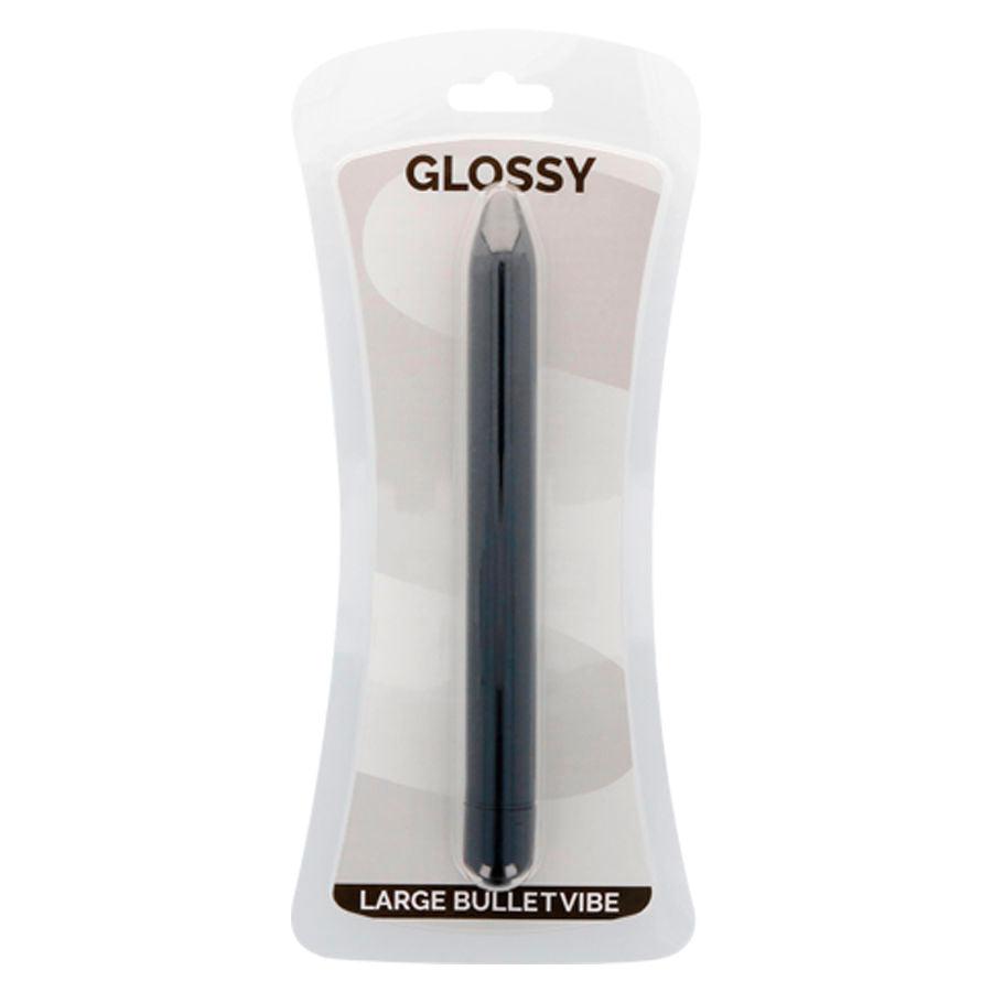 GLOSSY VIBRADOR SLIM PRETO