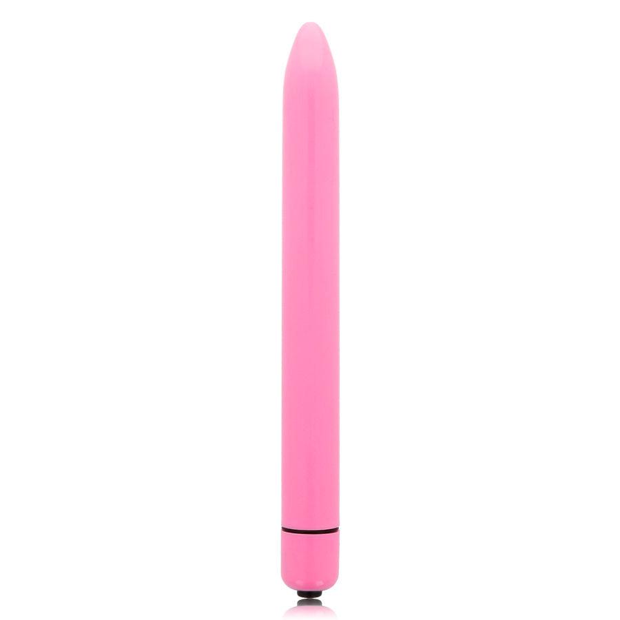 GLOSSY VIBRADOR SLIM DEEP ROSE