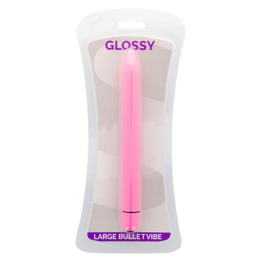 GLOSSY VIBRADOR SLIM DEEP ROSE