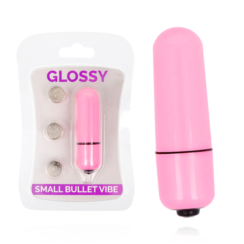 GLOSSY SMALL BULLET VIBE DEEP ROSE