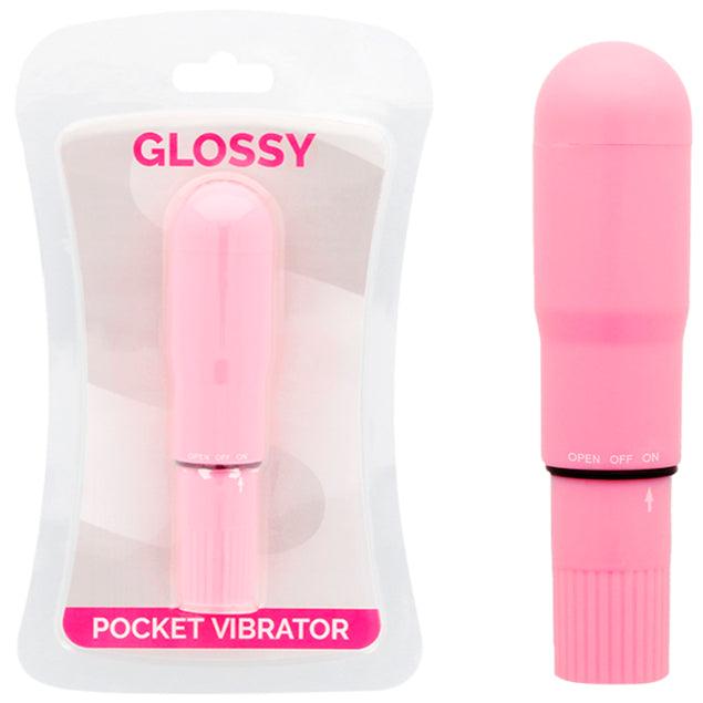 GLOSSY VIBRADOR DE BOLSO ROSA