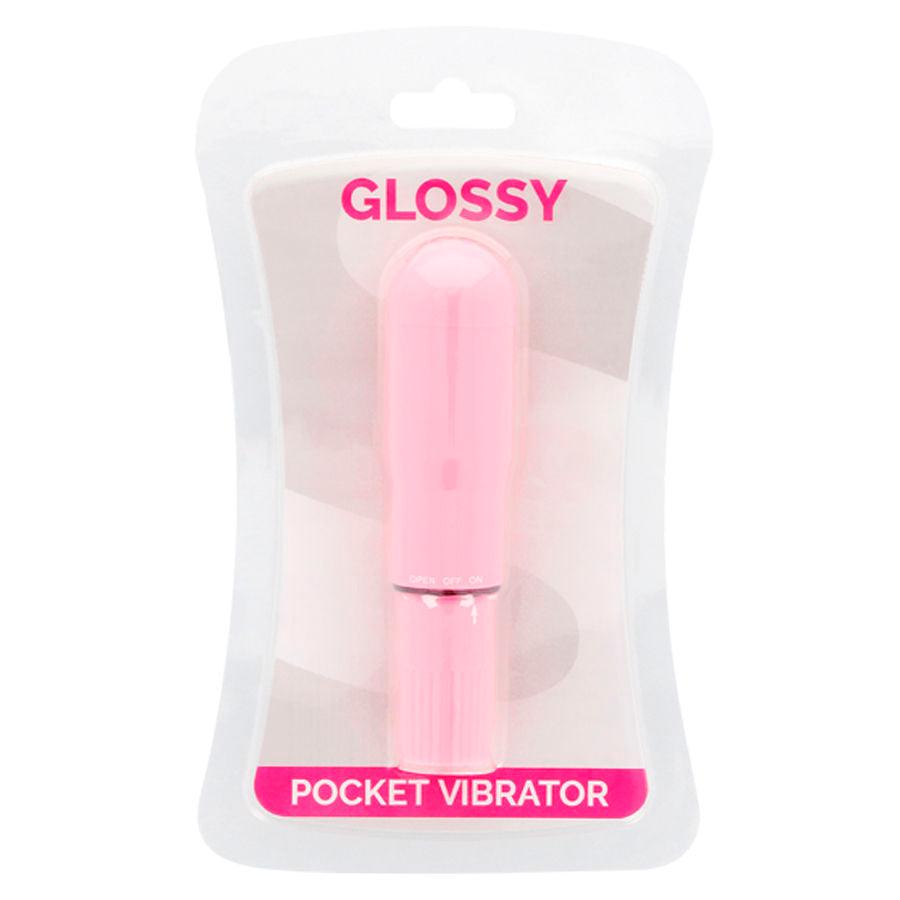 GLOSSY VIBRADOR DE BOLSO ROSA