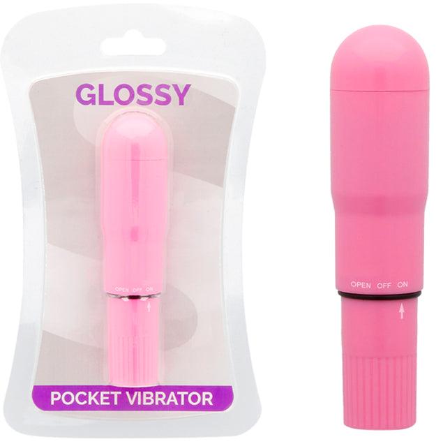 GLOSSY VIBRADOR DE BOLSO DEEP ROSE