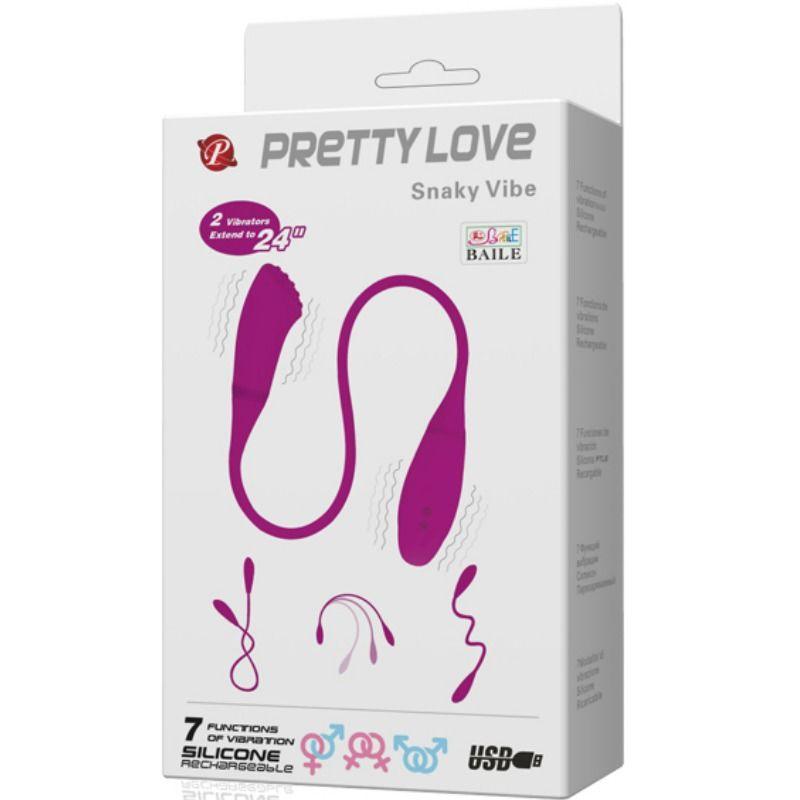 PRETTY LOVE SMART VIBRADOR SNAKY VIBE 2 MOTORES