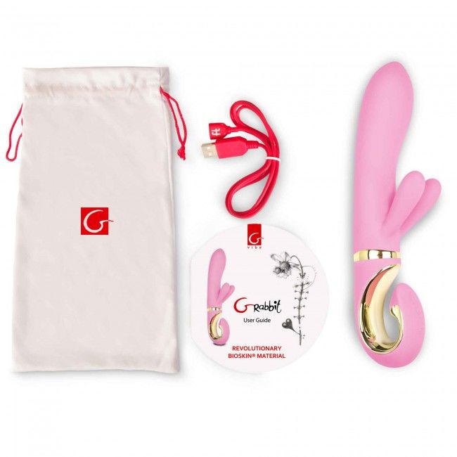 G VIBE VIBRADOR G RABBIT ROSA RAMPANT BUNNY