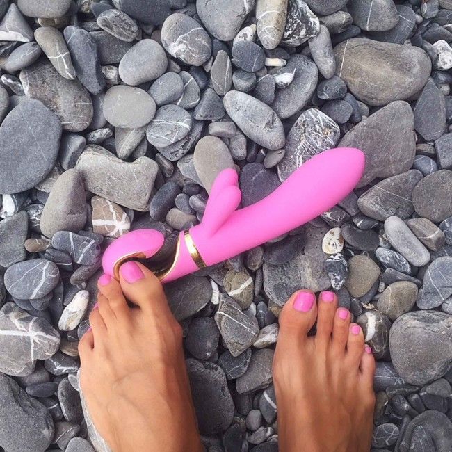 G VIBE VIBRADOR G RABBIT ROSA RAMPANT BUNNY