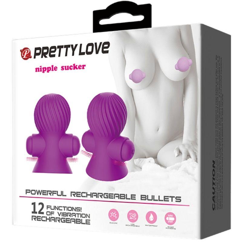 PRETTY LOVE ESTIMULADORES DE NIPPLE 12 M VIBRAO LILS