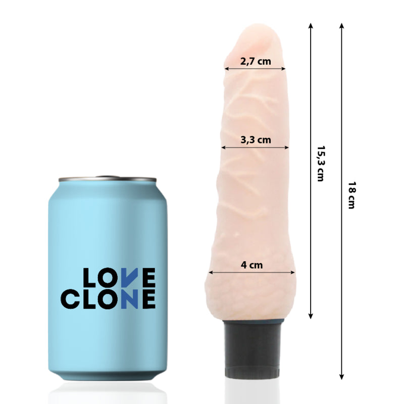 LOVECLONE VIBRADOR AUTO LUBRIFICANTE SVEN 185CM