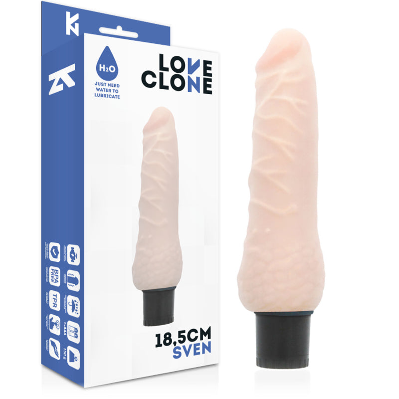 LOVECLONE VIBRADOR AUTO LUBRIFICANTE SVEN 185CM