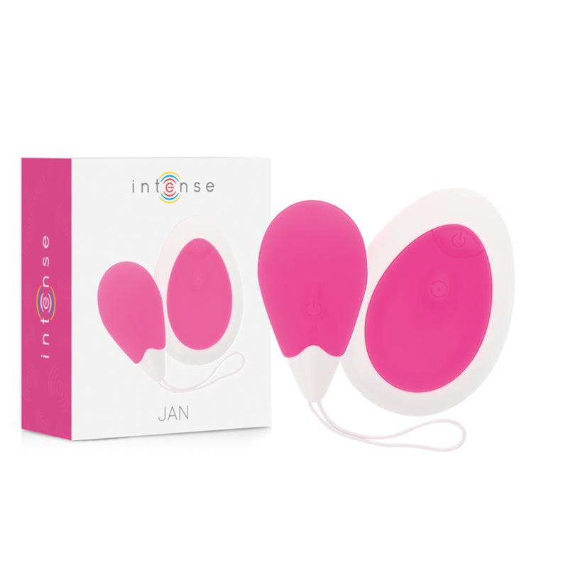 INTENSE JAN EGG VIBRADOR CONTROLE REMOTO ROSA