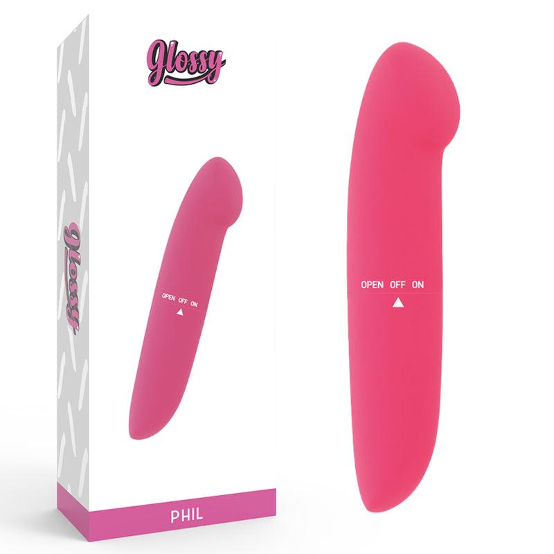 GLOSSY VIBRADOR PHIL ROSA