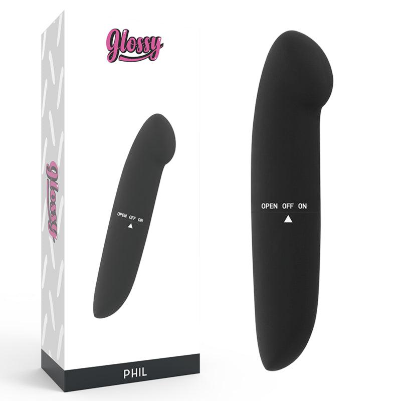 GLOSSY VIBRADOR PHIL PRETO