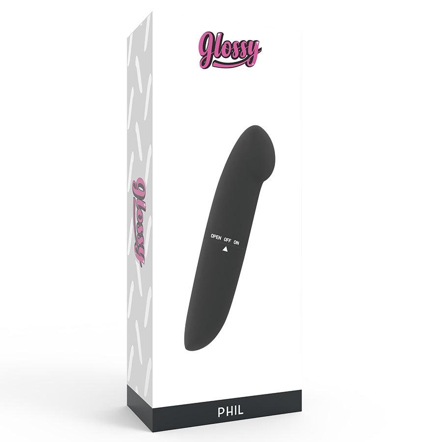 GLOSSY VIBRADOR PHIL PRETO