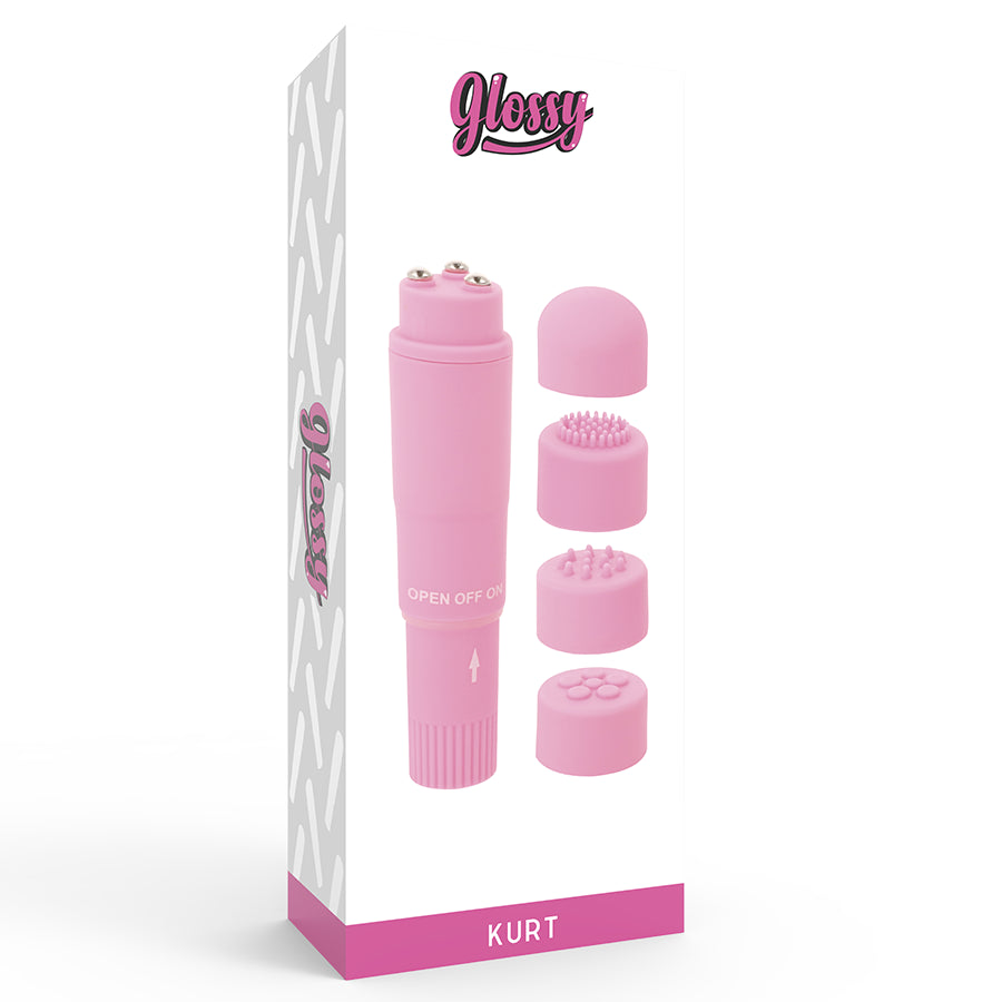 GLOSSY MASSAGEIRO DE BOLSO KURT ROSA