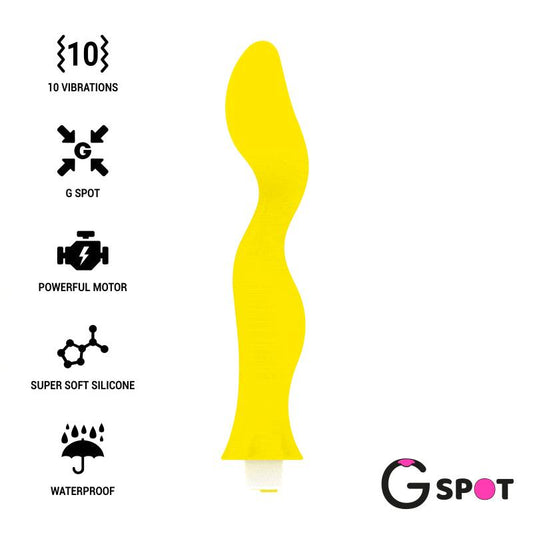 G SPOT PONTO G GAVYN VIBRADOR AMARELO