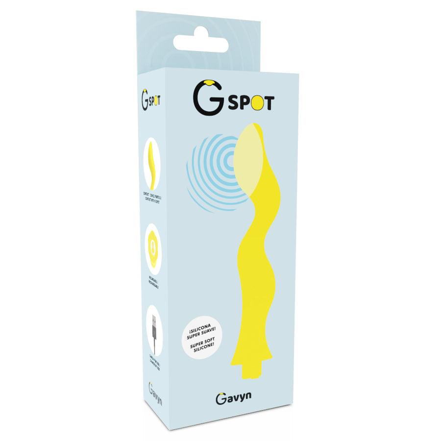 G SPOT PONTO G GAVYN VIBRADOR AMARELO