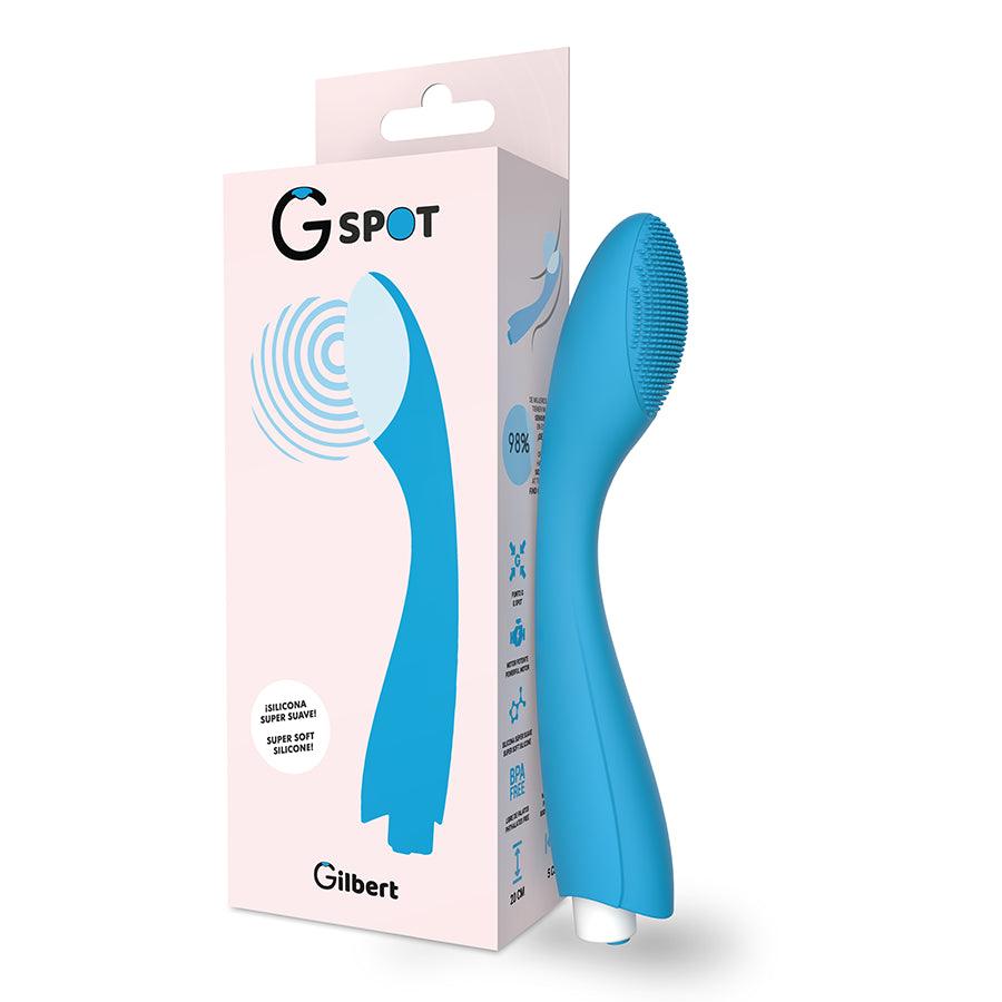 G SPOT VIBRADOR GYLBERT AZUL TURQUESA