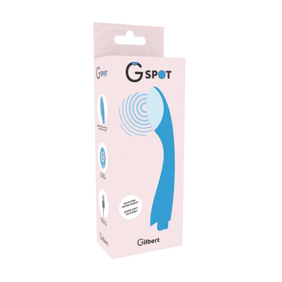 G SPOT VIBRADOR GYLBERT AZUL TURQUESA