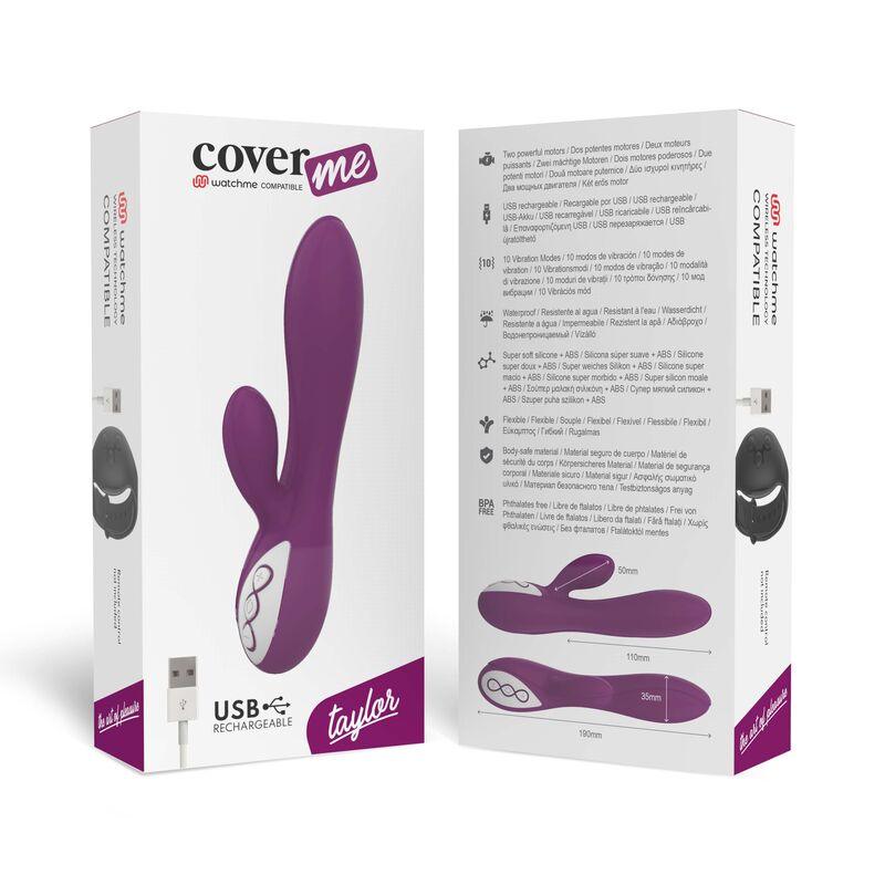 COVERME VIBRADOR TAYLOR COMPATiVEL COM A TECNOLOGIA WATCHME WIRELESS