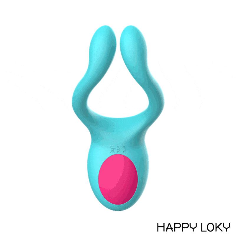 HAPPY LOKY FUNNY FROG MULTI VIBRATOR CONTROLE REMOTO