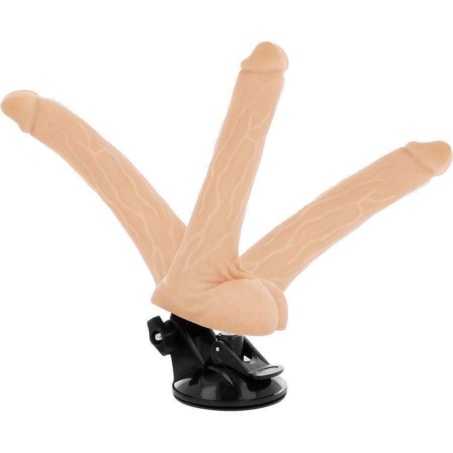 VIBRADOR ARTICULaVEL BASECOCK CONTROLE REMOTO NATURAL 185CM