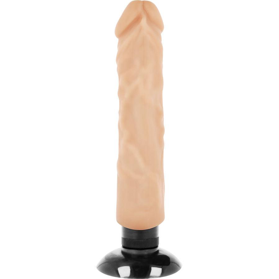 BASECOCK VIBRADOR REALiSTICO 2 1 NATURAL 20 CM