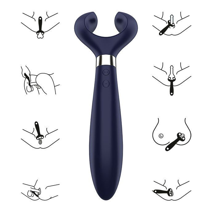 SATISFYER ENDLESS FUN MULTI VIBRADOR 3 AZUL