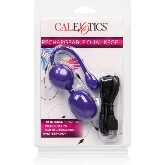 CALIFORNIA EXOTICS RECARREGVEL DUPLO KEGEL ROXO