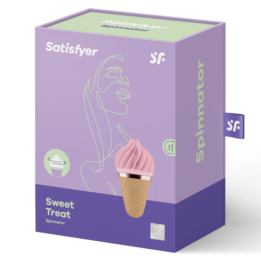 SATISFYER SWEET TREAT SPINNATOR MARROM E ROSA