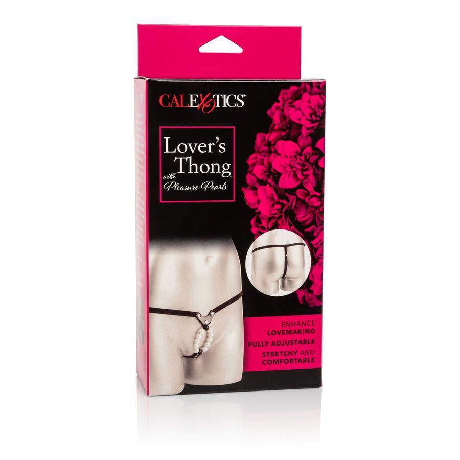 CALIFORNIA EXOTICS LOVERS TANGA W PeROLAS DE PRAZER