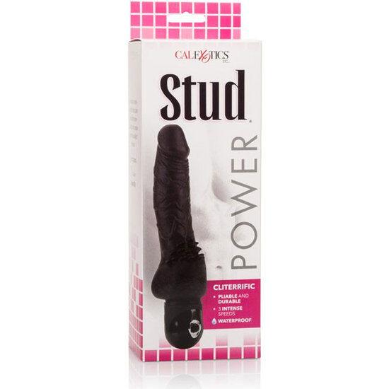 CALIFORNIA EXOTICS VIBRADOR POWER STUD CLITERRIFIC PRETO