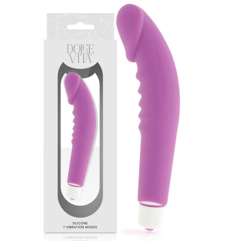 DOLCE VITA REALISTIC PLEASURE PURPLE SILICONE