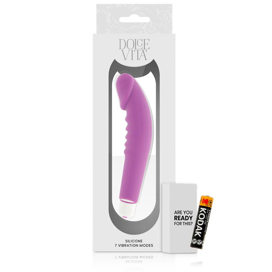 DOLCE VITA REALISTIC PLEASURE PURPLE SILICONE