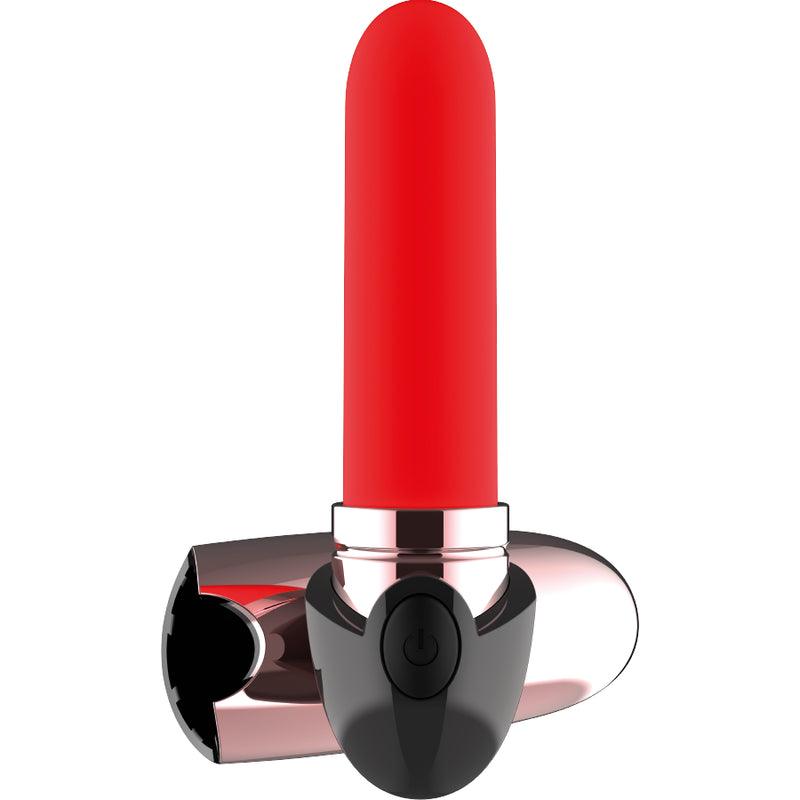 COQUETTE TOYS BATOM RECARREGVEL VIBRADOR PRETO OURO