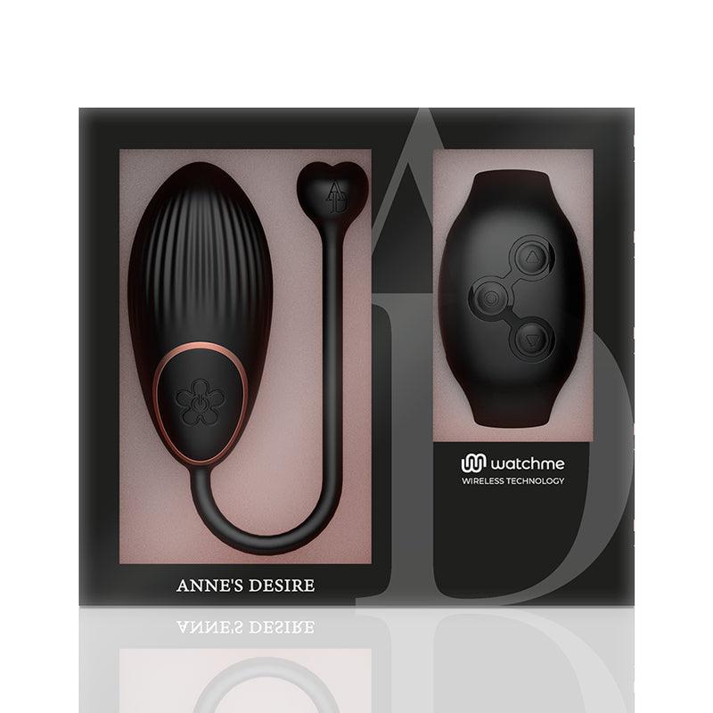 ANNE S DESIRE EGG TECNOLOGIA DE CONTROLE REMOTO WATCHME PRETO