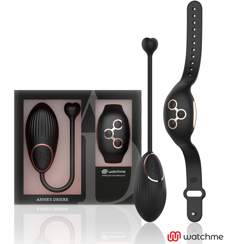 ANNE S DESIRE EGG TECNOLOGIA DE CONTROLE REMOTO WATCHME PRETO OURO