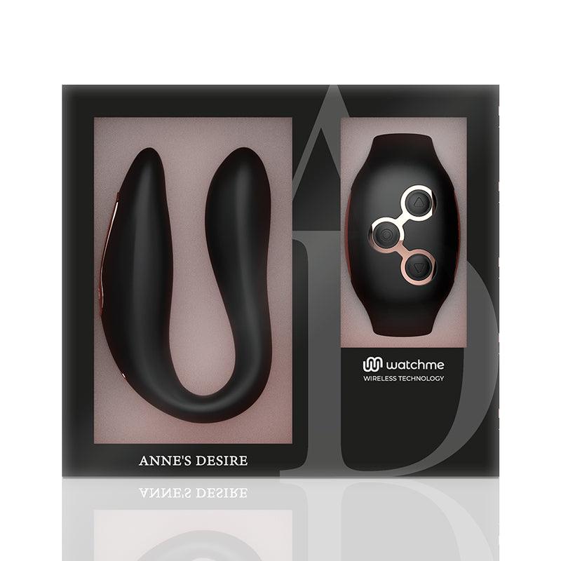 ANNE S DESIRE DUAL PLEASURE TECNOLOG A WATCHME PRETO OURO