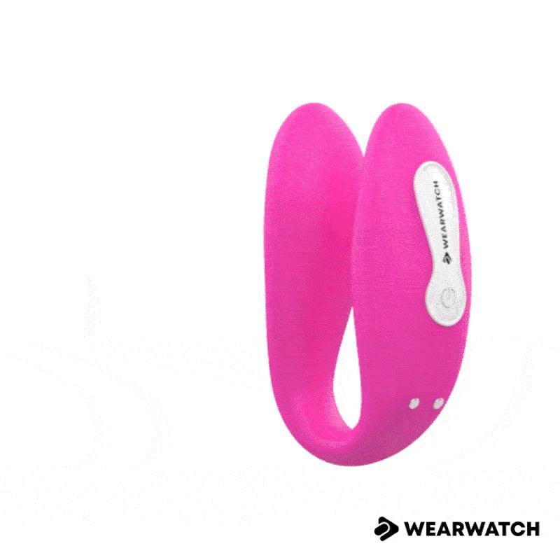 WEARWATCH VIBRADOR WATCHME DE TECNOLOGIA DUPLA FuCSIA aGUA DO MAR