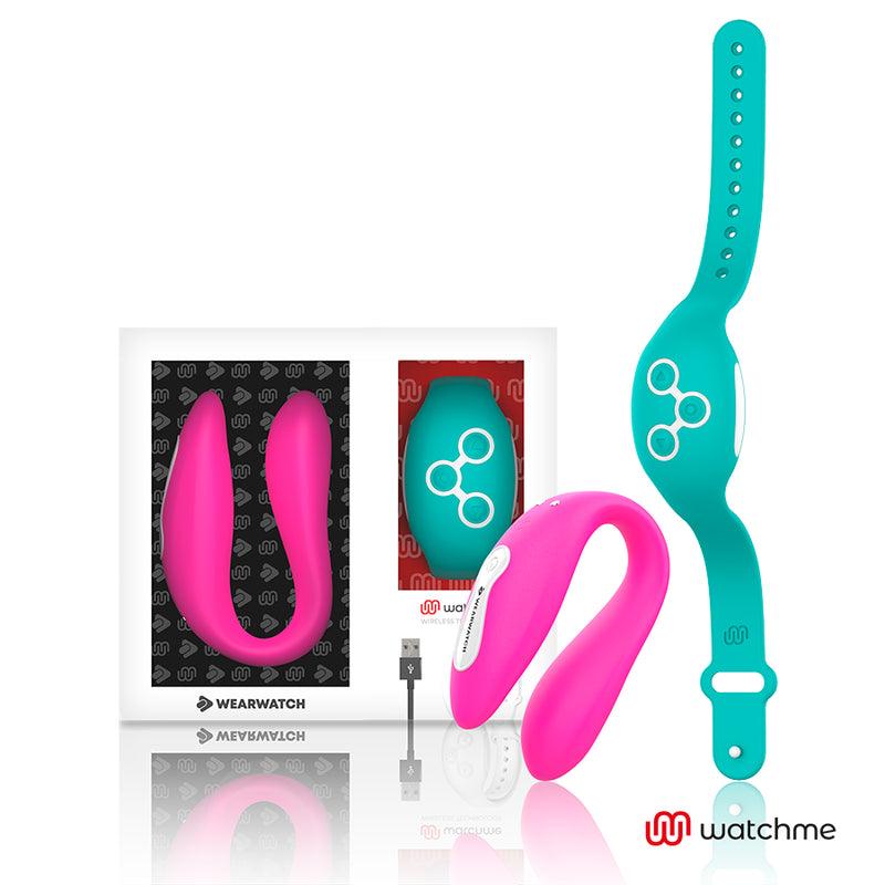 WEARWATCH VIBRADOR WATCHME DE TECNOLOGIA DUPLA FuCSIA aGUA DO MAR