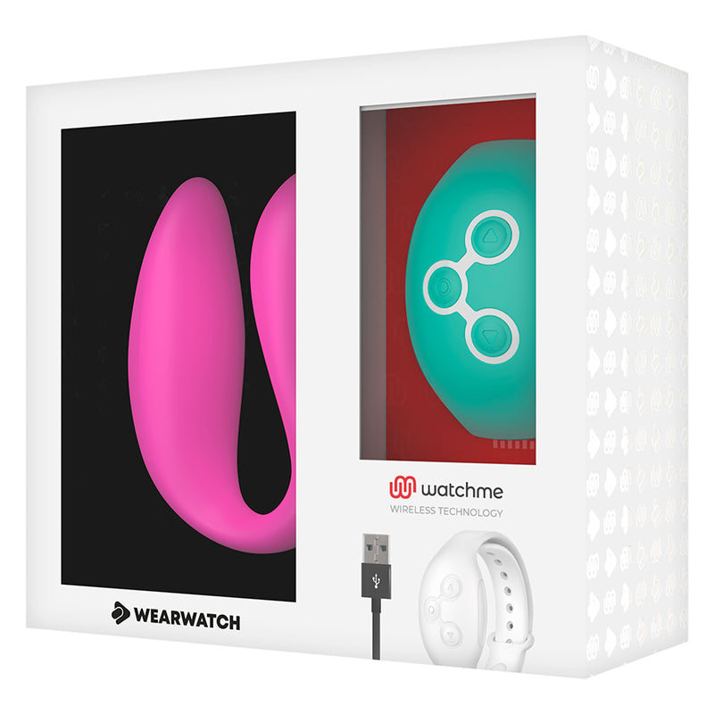 WEARWATCH VIBRADOR WATCHME DE TECNOLOGIA DUPLA FuCSIA aGUA DO MAR