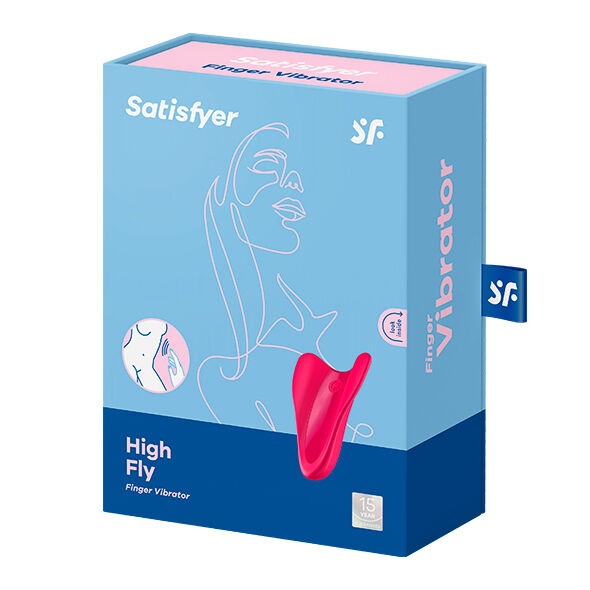 SATISFYER VIBRADOR DE DEDO HIGH FLY FuCSIA