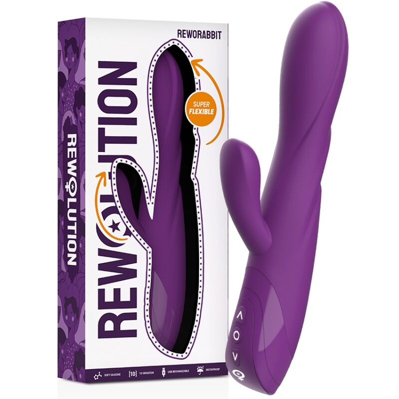 REWOLUTION VIBRADOR FLEXiVEL REWORABBIT COM COELHO